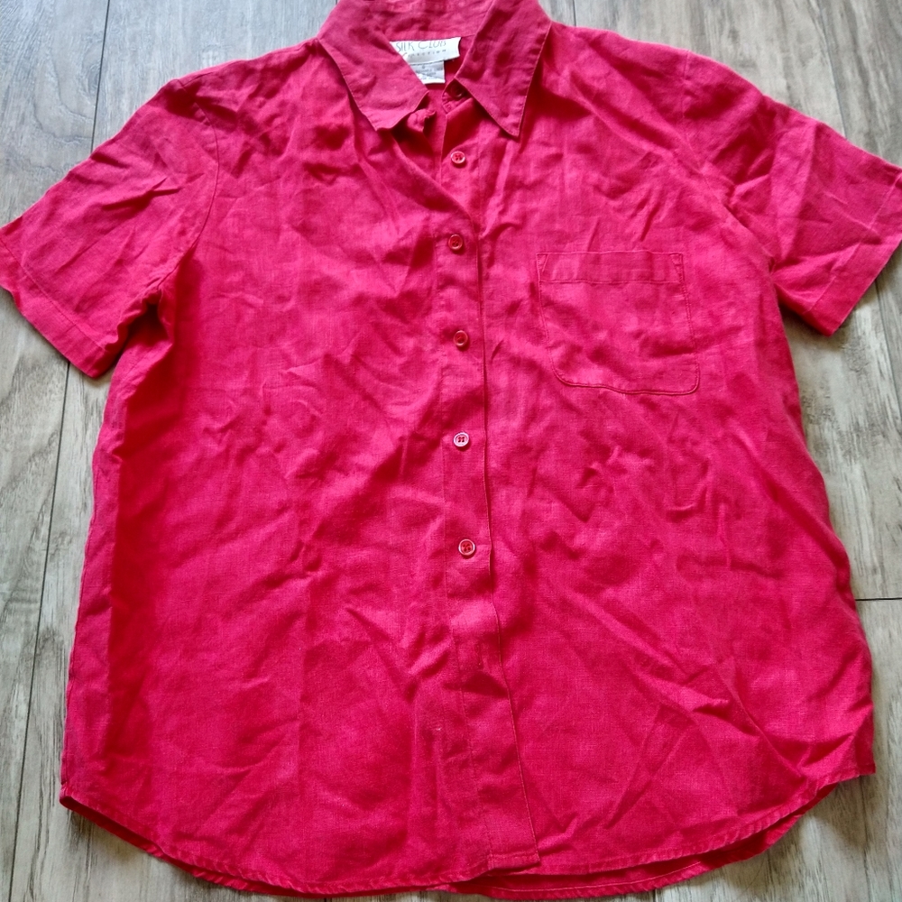 Silk Collection button down shirt